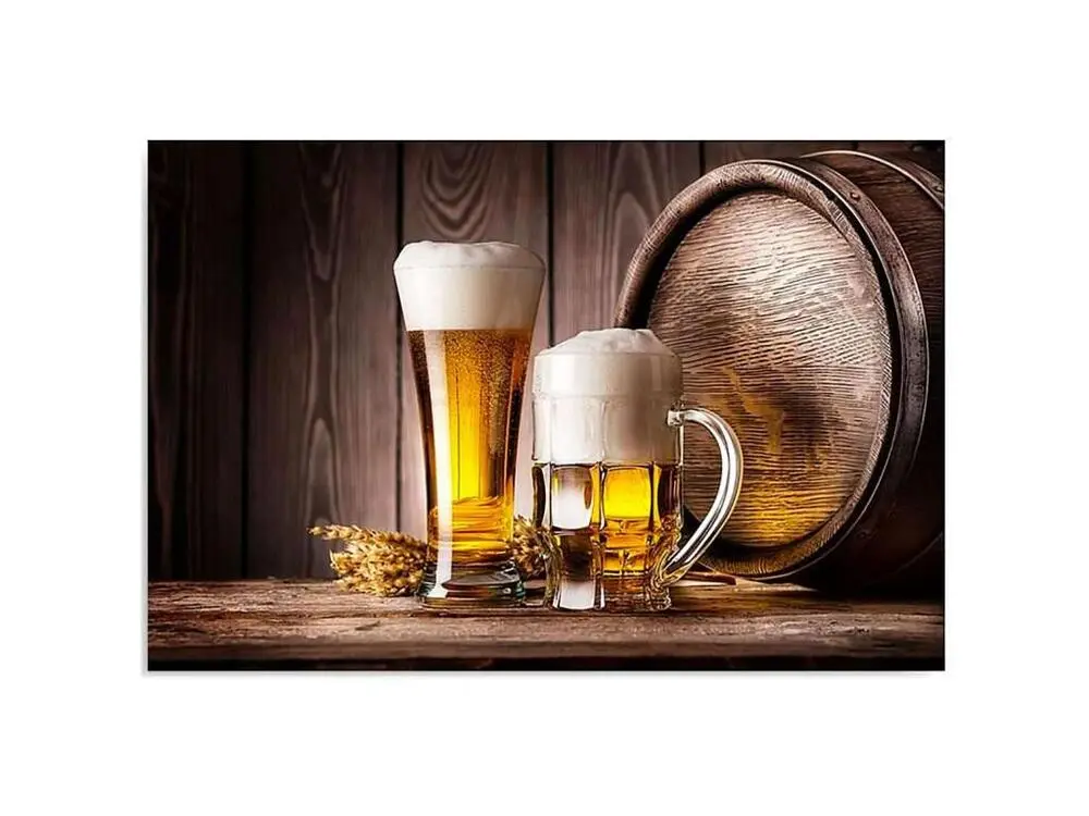 Tableau bois bière - 120 x 80 cm pour étiquetage
