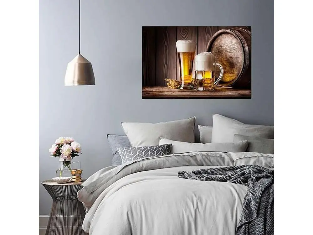 Tableau bois bière - 120 x 80 cm pour étiquetage