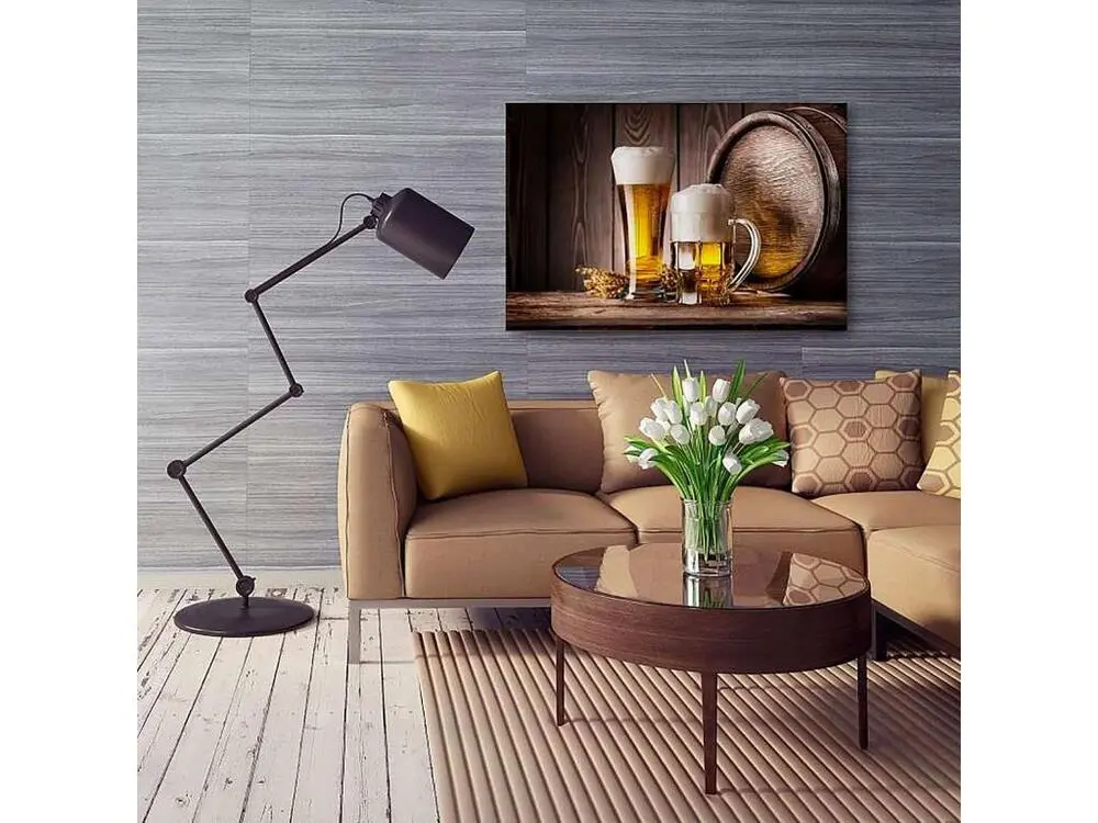 Tableau bois bière - 120 x 80 cm pour étiquetage