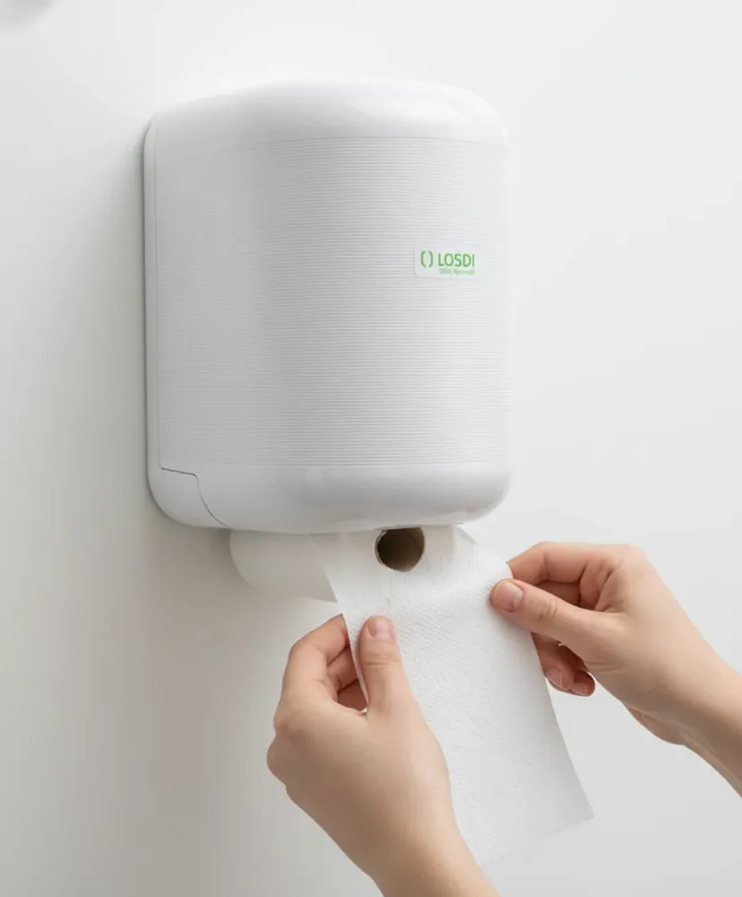 LOSDI Distributeur Papier Alimentation Centrale Blanc - CP-3010-B