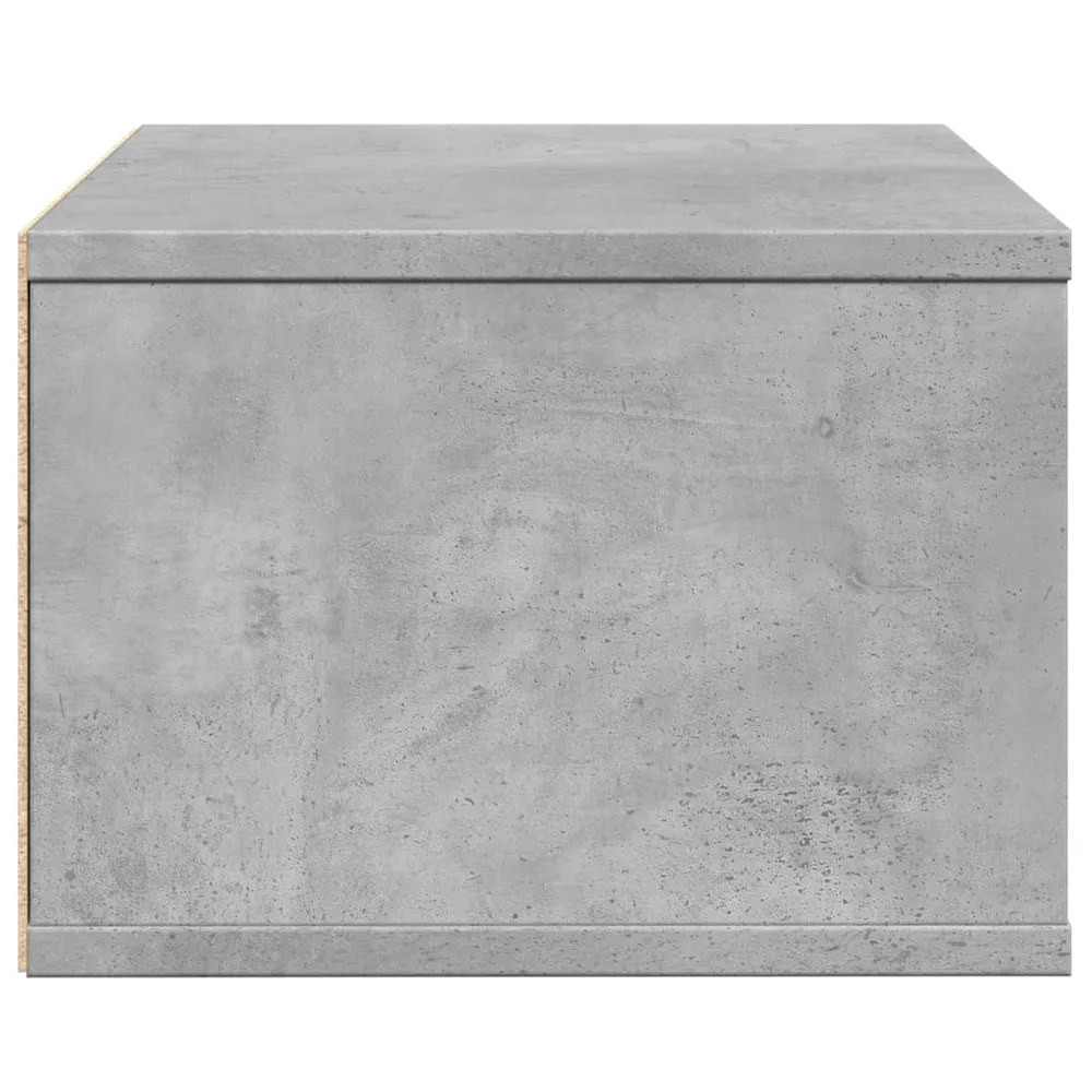 Support d'imprimante table meuble bureau 40 x 32 x 22,5 cm bois d'ingénierie gris 02_0044730
