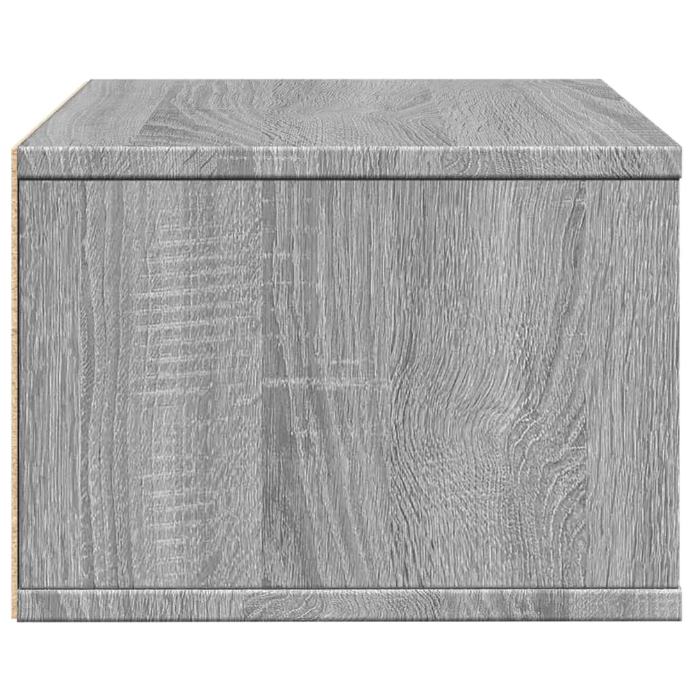 Support d'imprimante table meuble bureau sonoma 40 x 32 x 22,5cm bois d'ingénierie gris 02_0044781
