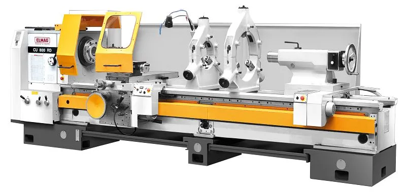 Tour universel ELMAG PREMIUM CU 1320 RD - Largeur de centre Vario 6000mm- avec mandrin de tour RÖHM 88699 obtenir à bas prix