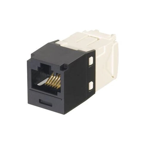 22-26 AWG Mini-Com Cat6 Plus Keyed Jack Module TG Style UTP RJ45 CJK688TGBL