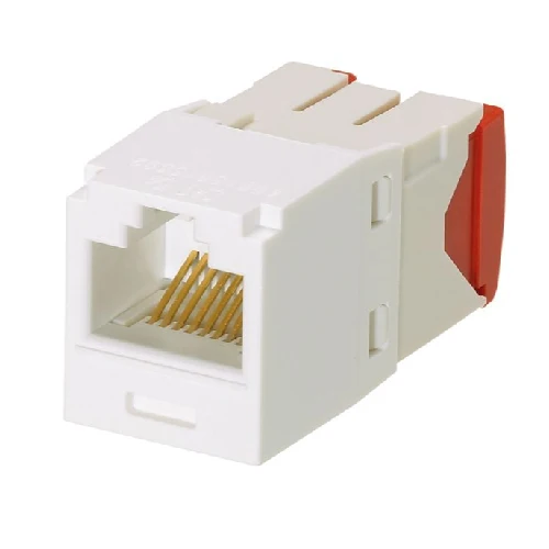 22-26 AWG Mini-Com RJ45 TG Style Cat5e Plus UTP Jack Module Lexan CJ5E88TGAW