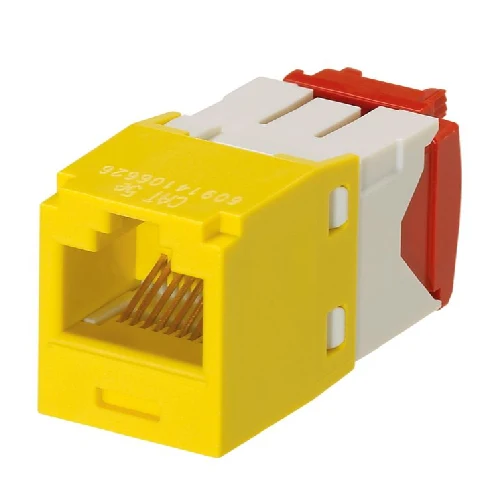 22-26 AWG Mini-Com RJ45 TG Style Cat5e Plus UTP Jack Module Matériau anti-choc CJ5E88TGYL-24 (Pack 24)
