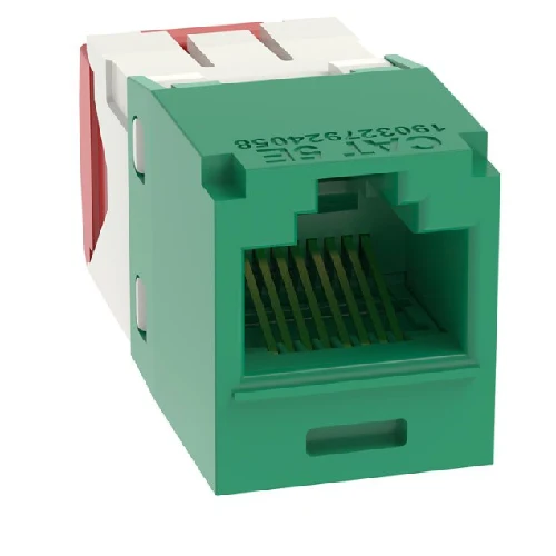 22-26 AWG Mini-Com RJ45 TG Style Cat5e Plus UTP Jack Module Pc CJ5E88TGGR-24 (Pack 24)