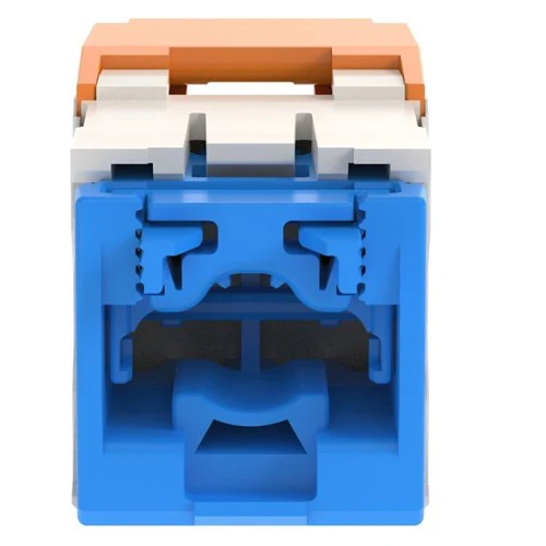 22-26 AWG Mini-Com RJ45 TG Style Cat6A 10Gig UTP Jack Module Lexan CJ6X88TGOR-24 (Pack 24)