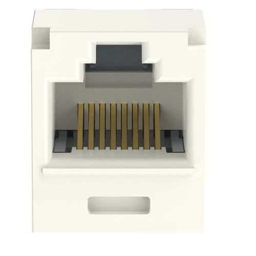 22-26 AWG Mini-Com RJ45 TG Style Cat6A 10Gig UTP Jack Module Lexan CJ6X88TGIW