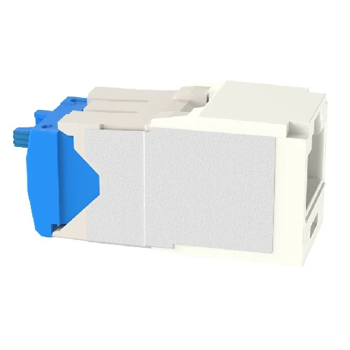22-26 AWG Mini-Com RJ45 TG Style Cat6A 10Gig UTP Jack Module Lexan CJ6X88TGIW