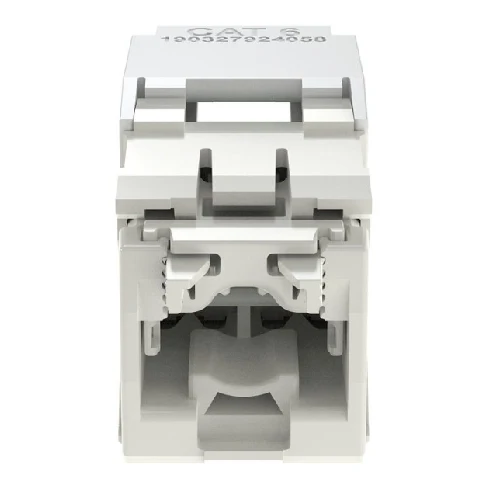 22-26 AWG Mini-Com RJ45 TG Style Cat6A 10Gig UTP Jack Module Lexan CJ6X88TGIW