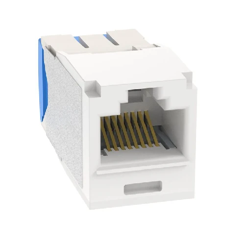 22-26 AWG Mini-Com RJ45 TG Style Cat6A 10Gig UTP Jack Module Lexan CJ6X88TGAW-24 (Pack 24)
