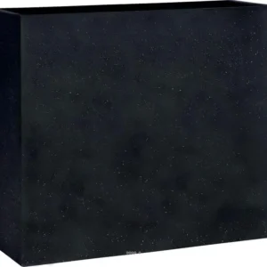 Bac fibres de verre/ composite Teras Ext. Claustra L65x25xH55cm Noir - choisissez votre hauteur: H 55 cm - couleur: Noir
