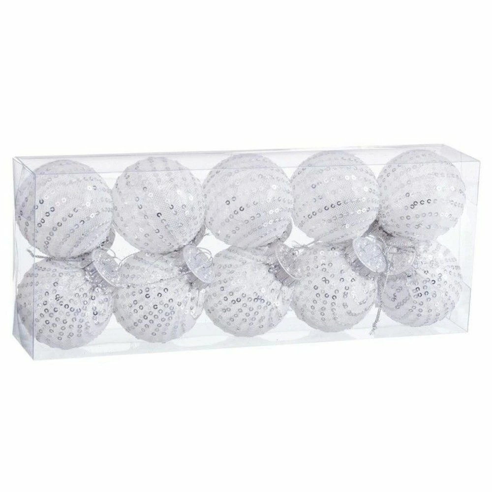 boules-de-noel-blanc-argente-plastique-tissu-paillettes-6-x-6-x-6-cm-10-unites-sku-tff-63890