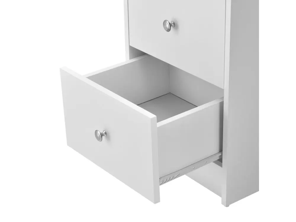 Bureau table de bureau poste de travail informatique avec 3 tiroirs bois mélaminé 120 cm blanc et gris 03_0004710