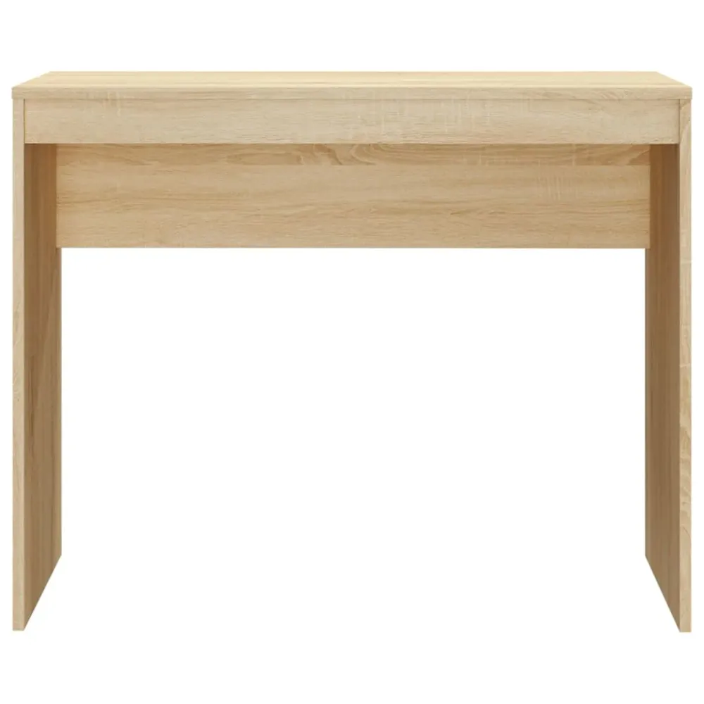 Bureau table poste de travail meuble d'ordinateur informatique étude chêne sonoma 90 x 40 x 72 cm bois d'ingénierie brun 0...