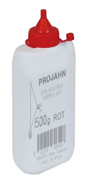 Flacon de poudre de couleur Projahn 500g rouge pour rouleau à craie 2394-2 magasiner à bas prix