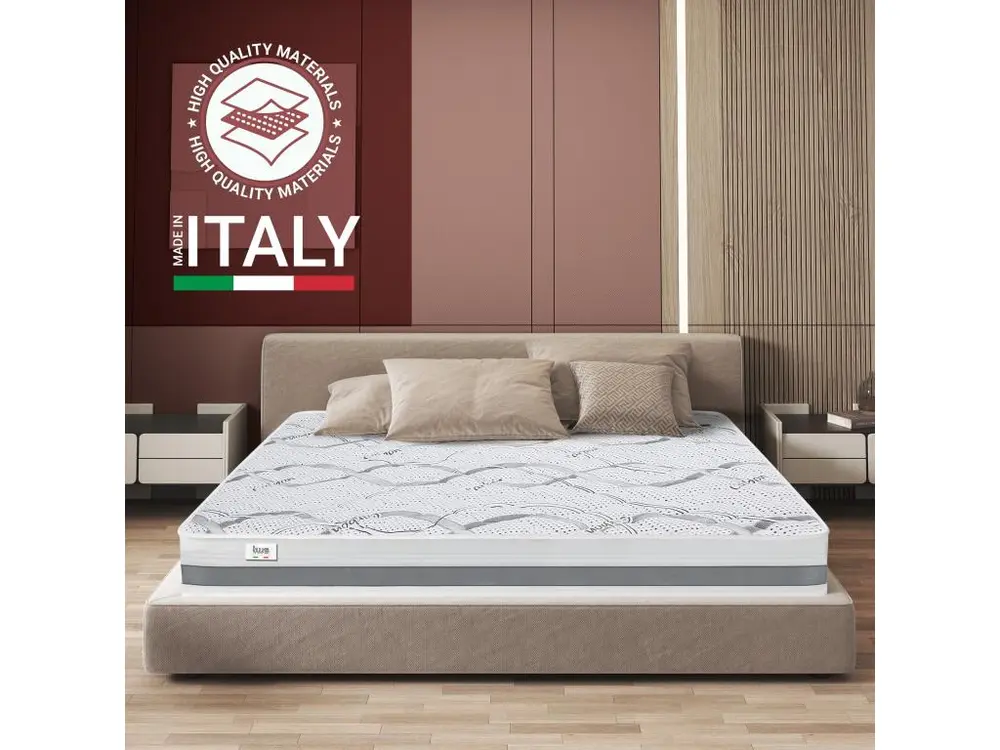 Matelas Simple 70 x 150 à mémoire de forme| Sélect Quality | Hauteur 27 cm | Made Italy