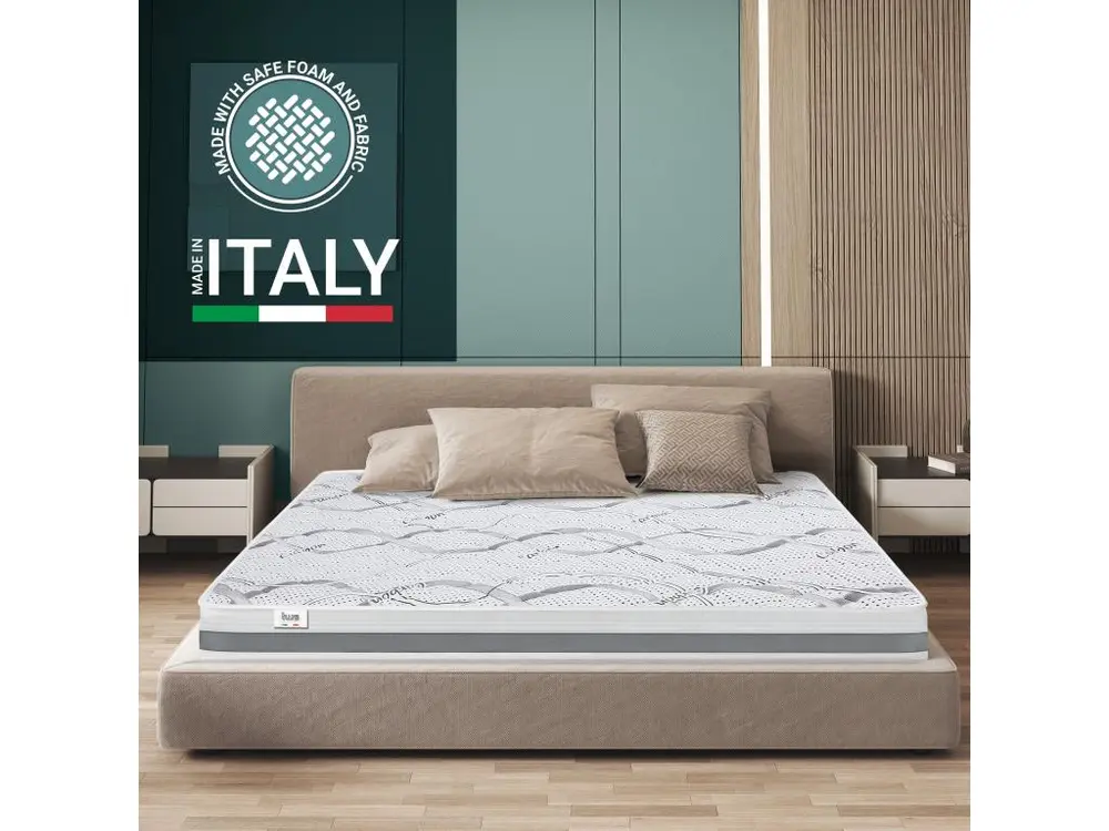 Matelas Simple 90 x 205 à mémoire | Sélect Quality | Hauteur 16 cm | Made Italy