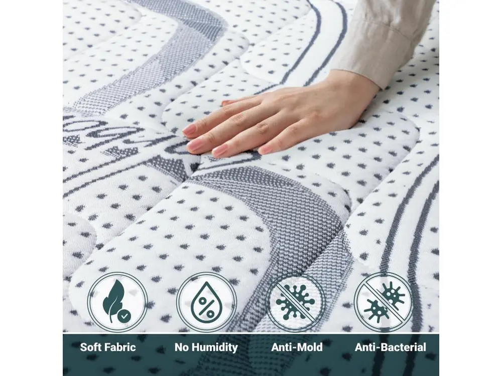 Matelas Simple 90 x 205 à mémoire | Sélect Quality | Hauteur 16 cm | Made Italy