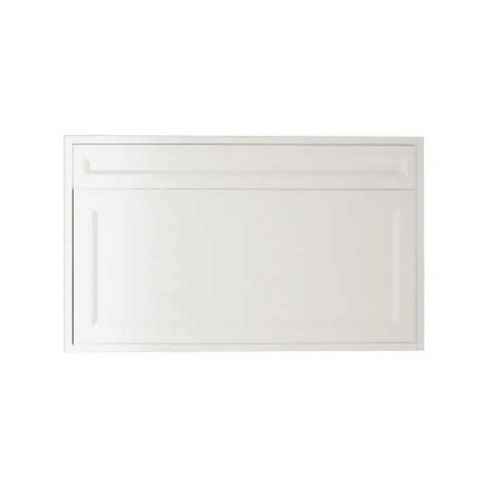 Meuble-lavabo suspendu blanc de 36 po 1 tiroir avec comptoir