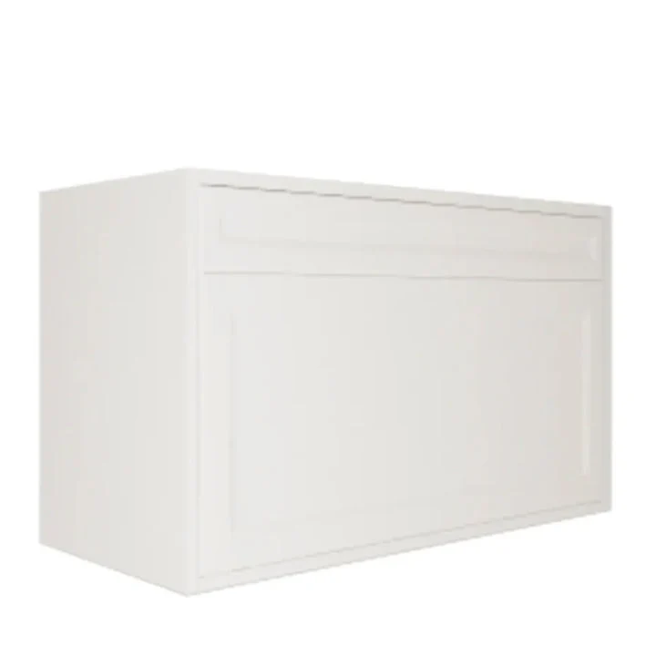 Meuble-lavabo suspendu blanc de 36 po 1 tiroir avec comptoir