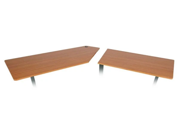 Plateau de table Mendler HWC-D40 pour bureau d'angle plateau de bureau 120° naturel 75764 commander à bas prix