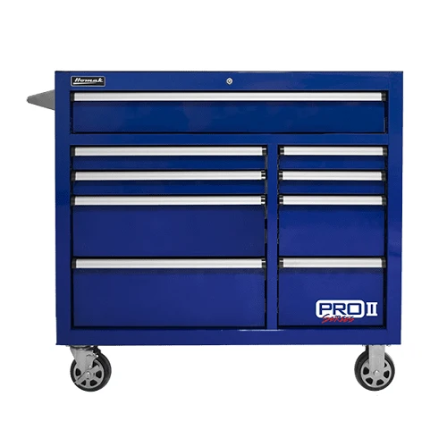 41” Pro II Blue 9 Drawer Roller Cabinet BL04041092