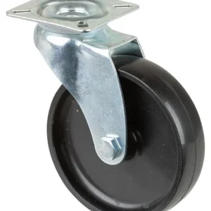 Rouleau d'appareil BS rollers plateau largeur de roue 23 mm roue Ø 100 mm capacité de charge 65 kg plastique noir...
