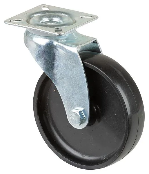 Rouleau d'appareil BS rollers plateau largeur de roue 23 mm roue Ø 100 mm capacité de charge 65 kg plastique noir...