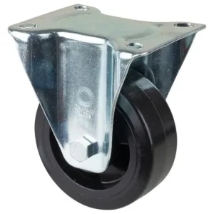 Rouleau de transport BS rollers rouleau fixe largeur de roue 50 mm roue Ø 125 mm capacité de charge 300 kg pneus élastique...