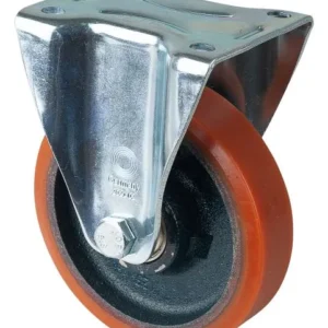 Rouleau de transport BS rollers rouleau fixe largeur de roue 30 mm roue Ø 125 mm capacité de charge 200 kg polyuréthane co...