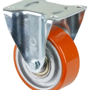 Rouleau de transport BS rollers rouleau fixe largeur de roue 38 mm roue Ø 100 mm capacité de charge 295 kg polyuréthane co...