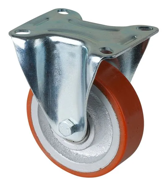Rouleau de transport BS rollers rouleau fixe largeur de roue 30 mm roue Ø 100 mm capacité de charge 125 kg polyuréthane co...