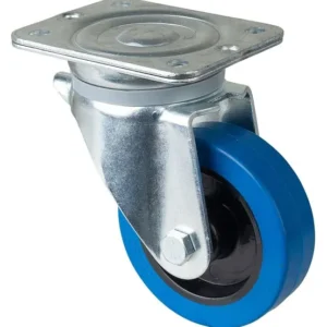 Roulette résistant BS Rolls largeur de roue 45 mm Ø roue 125 mm capacité de charge 140 kg bandages élastiques bleus corps...