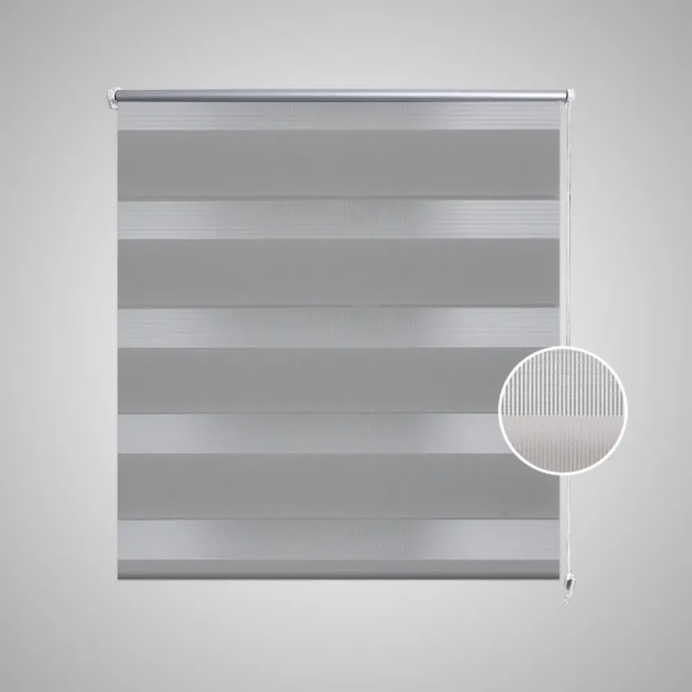 Store enrouleur gris tamisant 90 x 150 cm fenêtre rideau pare-vue volet roulant 4102101