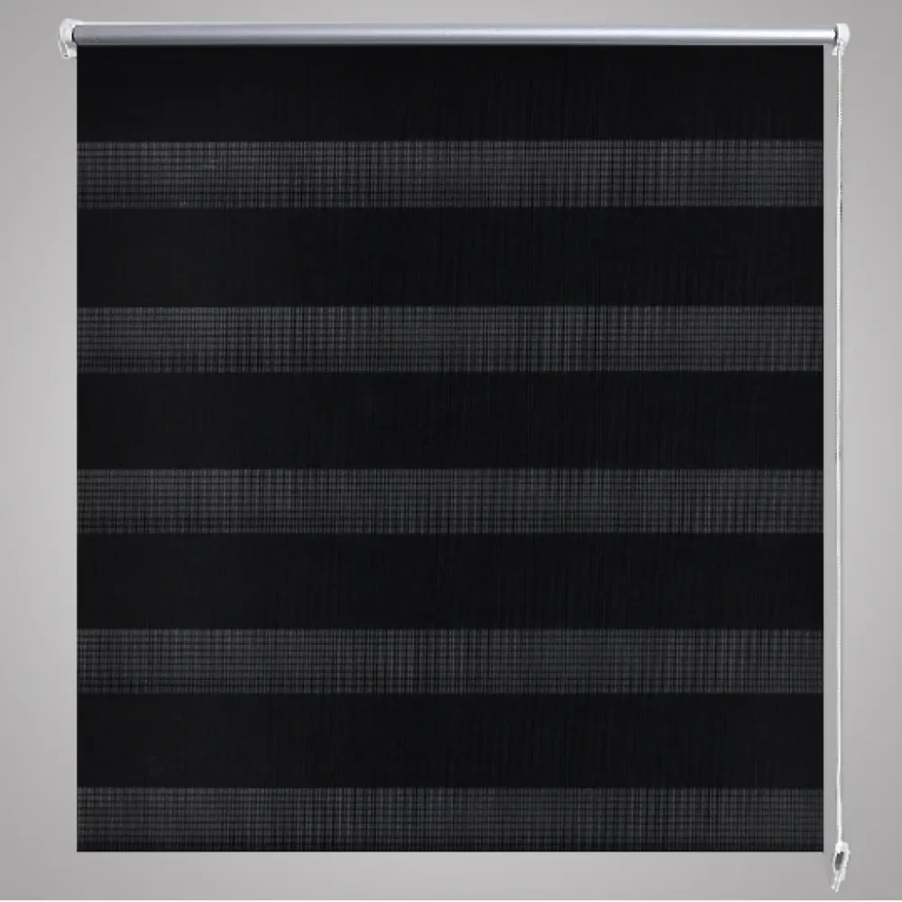 Store enrouleur noir tamisant 90 x 150 cm fenêtre rideau pare-vue volet roulant 4102102