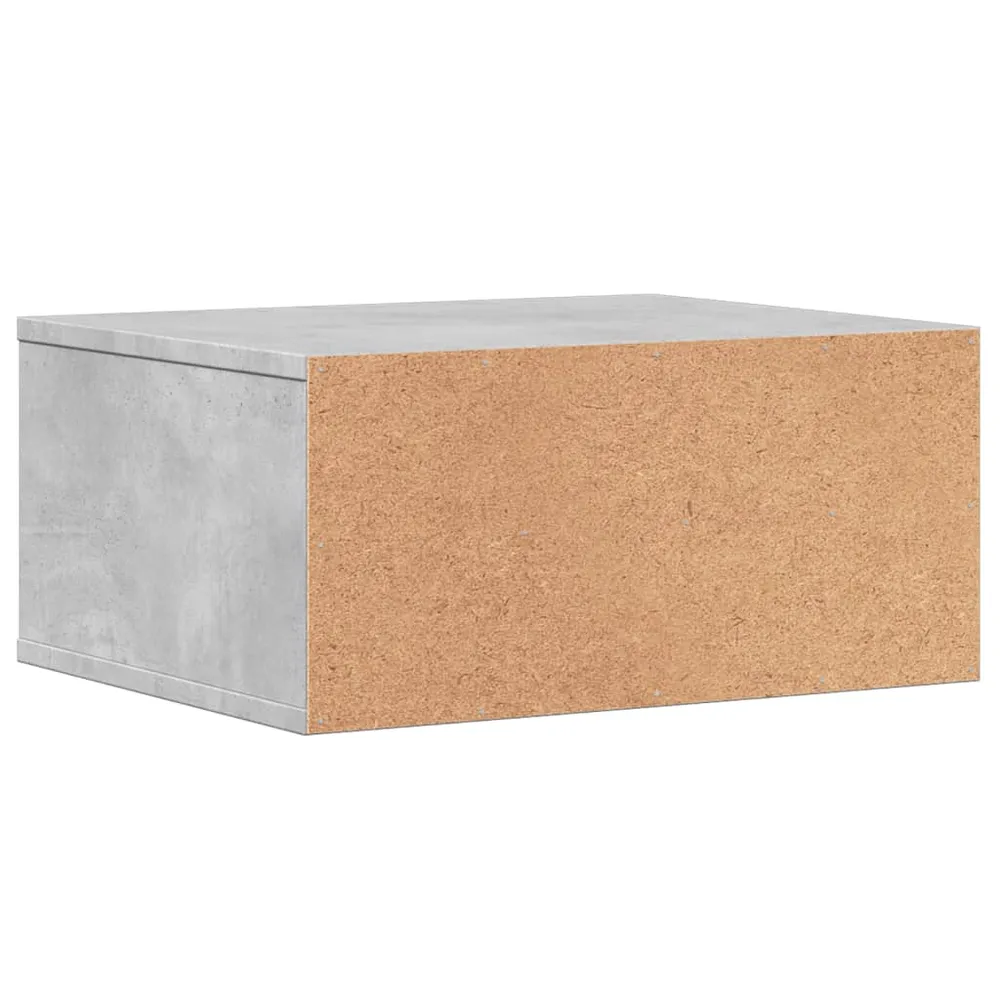 Support d'imprimante table meuble bureau 49 x 40 x 22,5 cm bois d'ingénierie gris 02_0044738