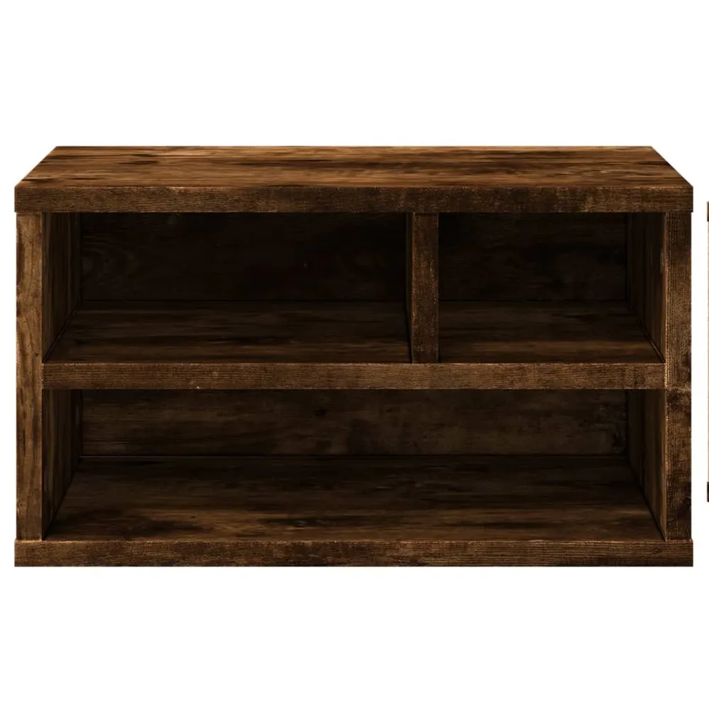 Support d'imprimante table meuble bureau 40 x 32 x 22,5 cm bois d'ingénierie marron 02_0044729