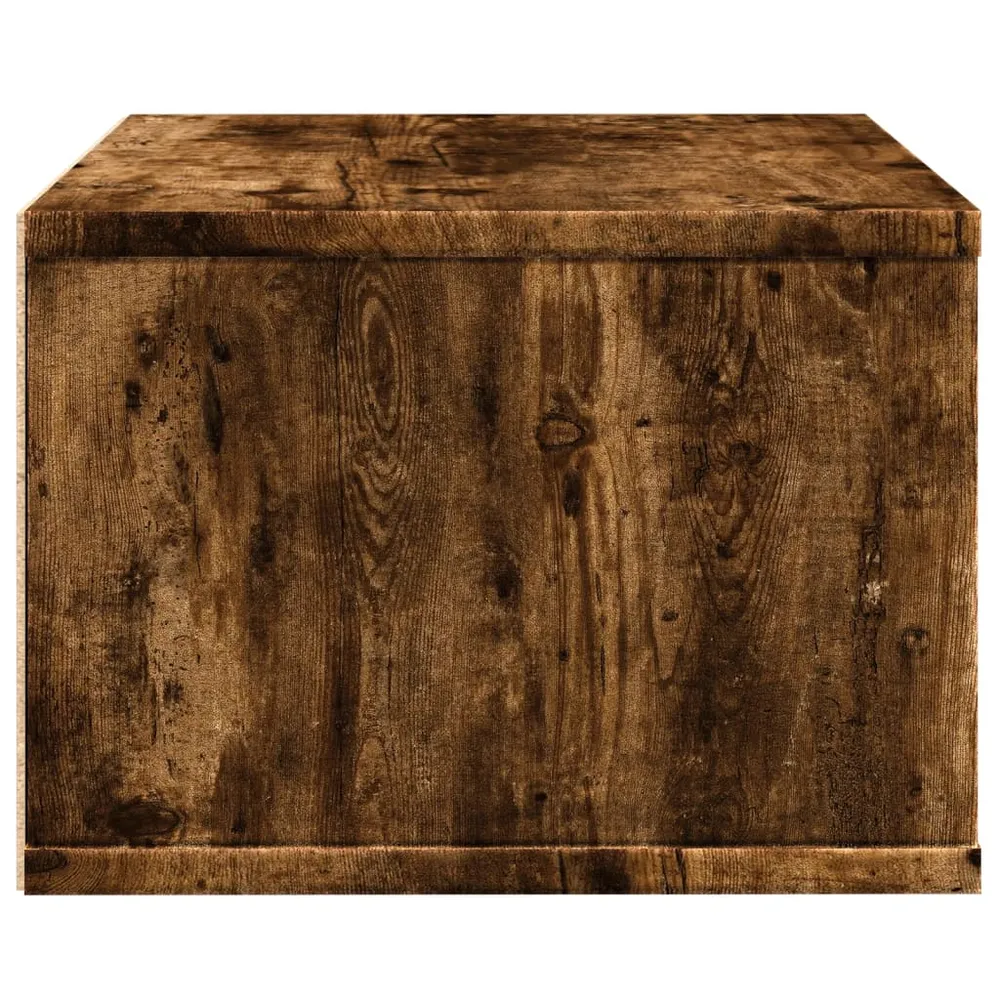 Support d'imprimante table meuble bureau 40 x 32 x 22,5 cm bois d'ingénierie marron 02_0044729