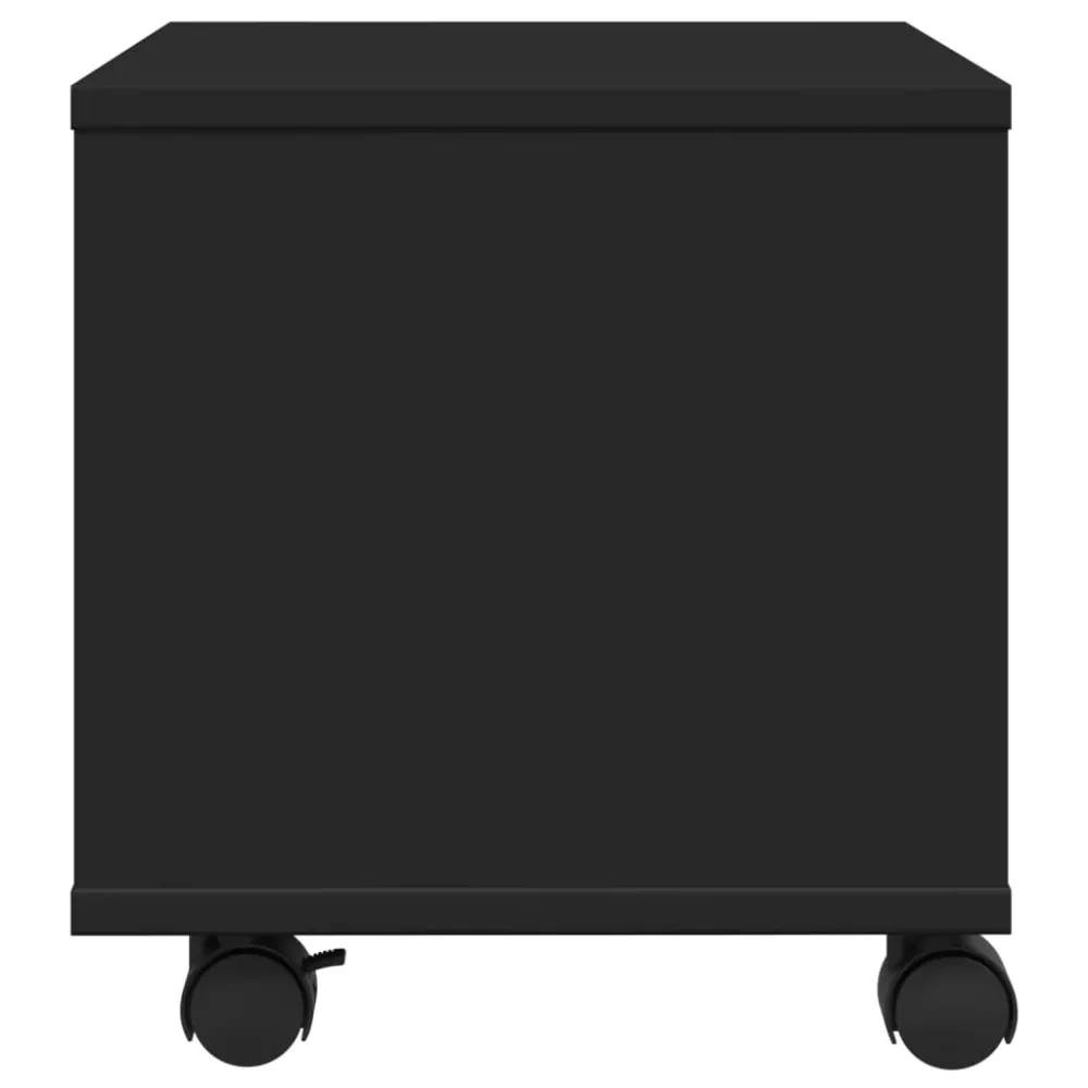 Support d'imprimante table meuble bureau avec roulettes 41 x 32 x 34,5 cm noir 02_0044745