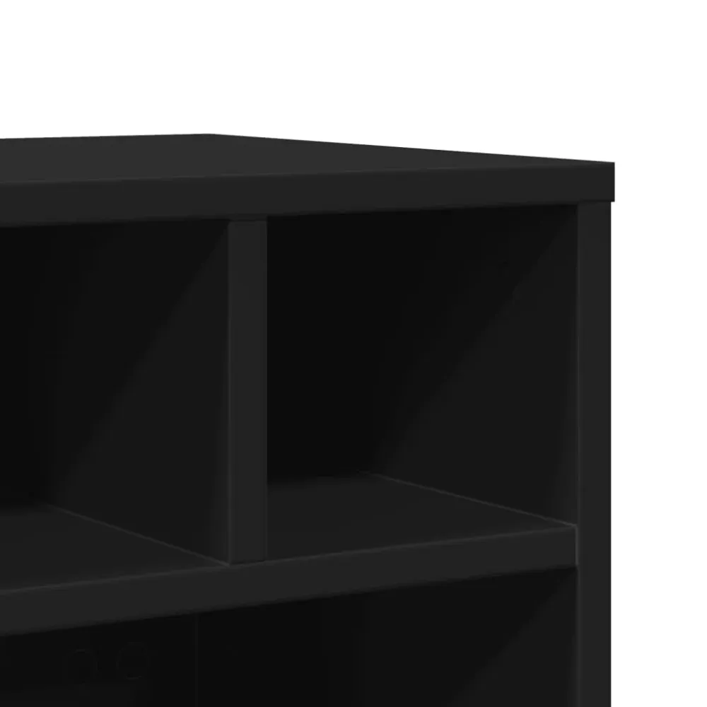 Support d'imprimante table meuble bureau avec roulettes 41 x 32 x 34,5 cm noir 02_0044745