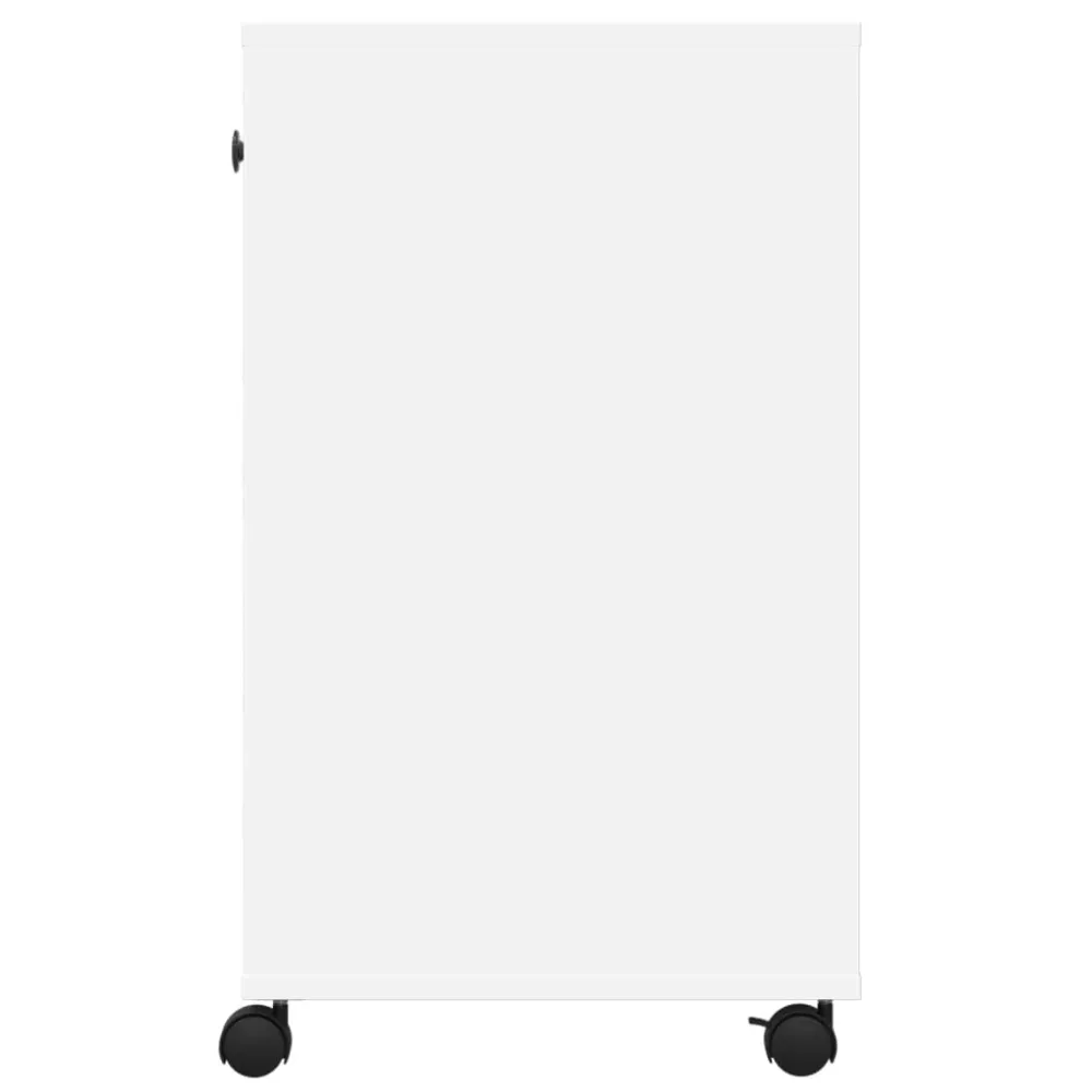 Support d'imprimante table meuble bureau avec roulettes 60 x 40 x 68,5 cm blanc 02_0044751