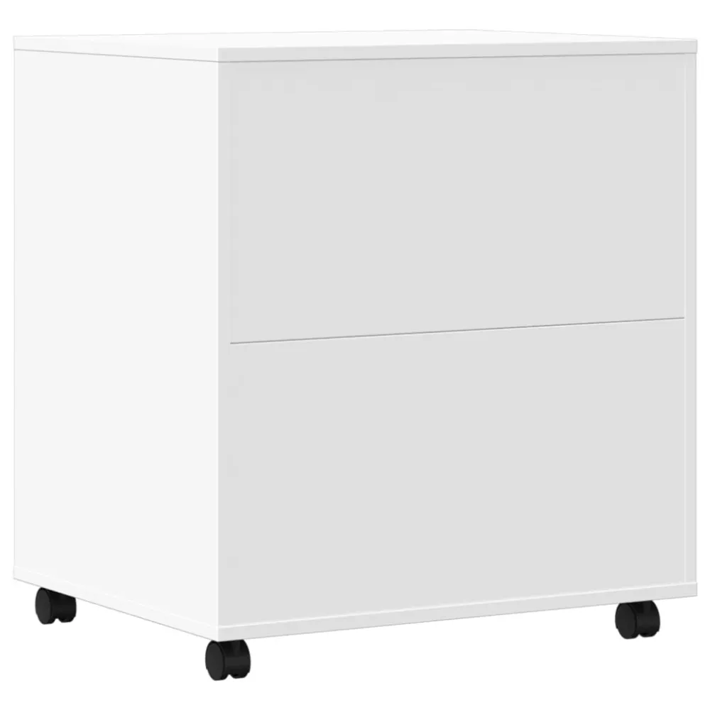 Support d'imprimante table meuble bureau avec roulettes 60 x 50 x 67 cm blanc 02_0044761