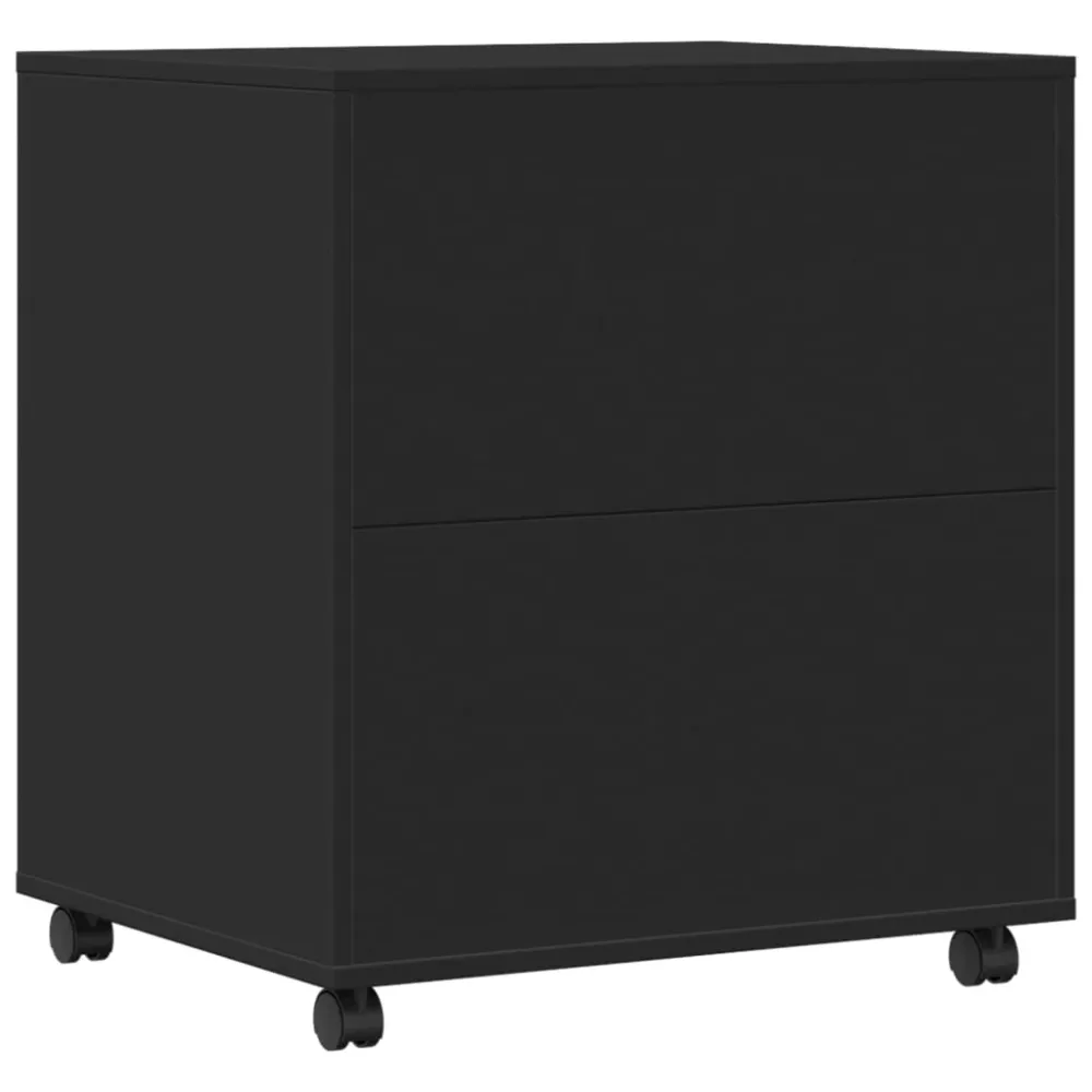 Support d'imprimante table meuble bureau avec roulettes 60 x 50 x 67 cm noir 02_0044765
