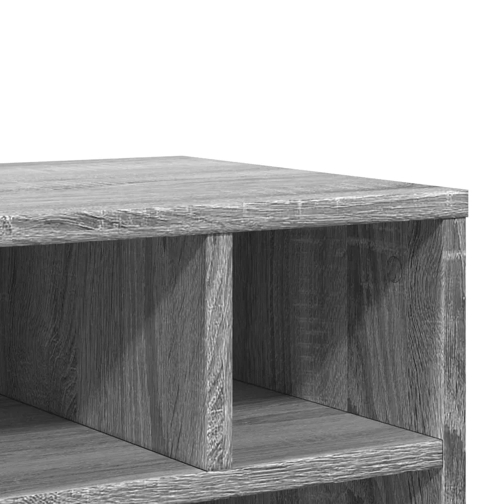 Support d'imprimante table meuble bureau avec roulettes sonoma 41 x 32 x 48 cm gris 02_0044769