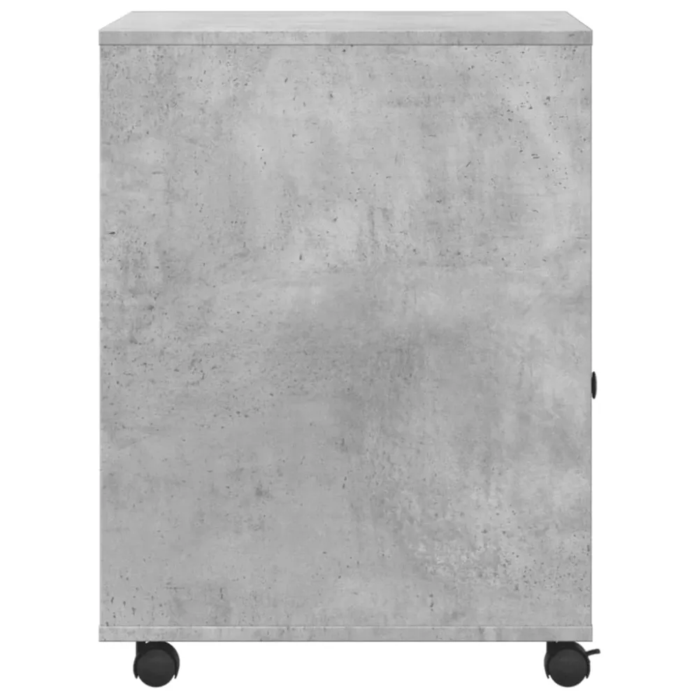 Support d'imprimante table meuble bureau avec roulettes 60 x 50 x 67 cm gris 02_0044764