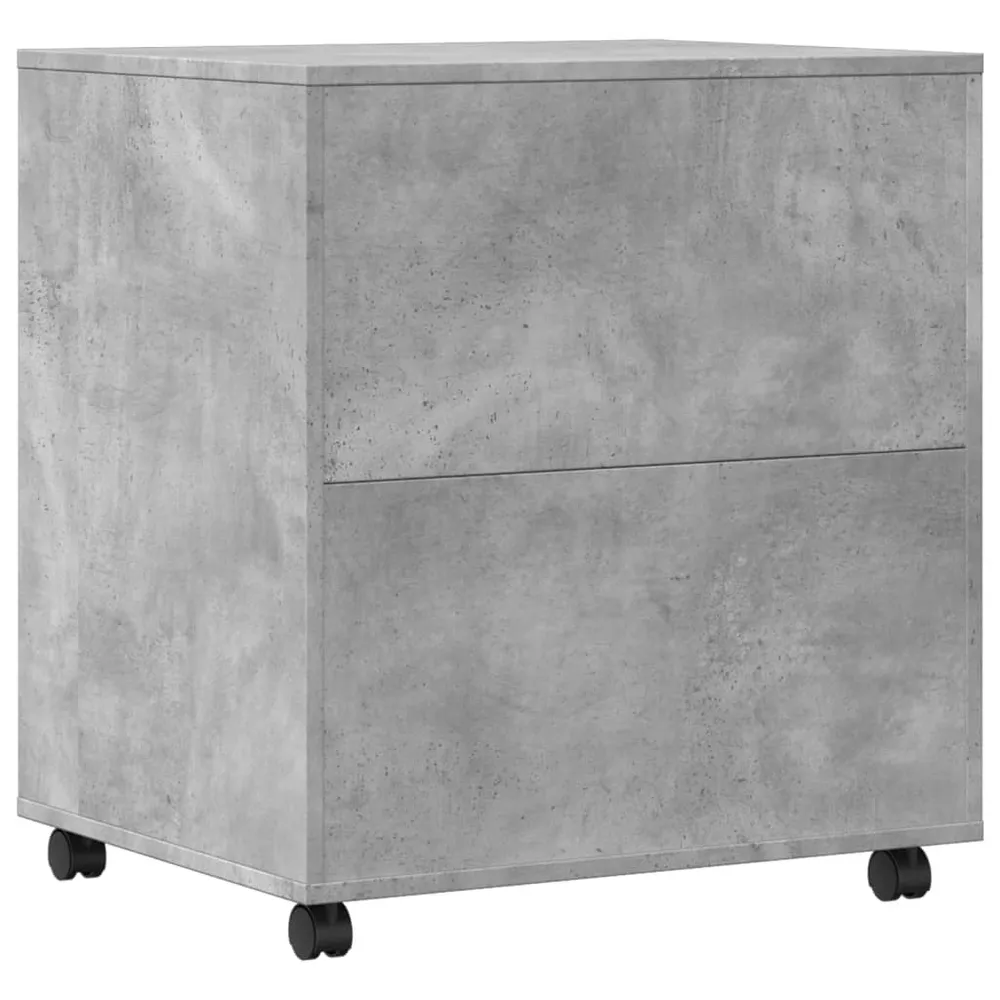 Support d'imprimante table meuble bureau avec roulettes 60 x 50 x 67 cm gris 02_0044764