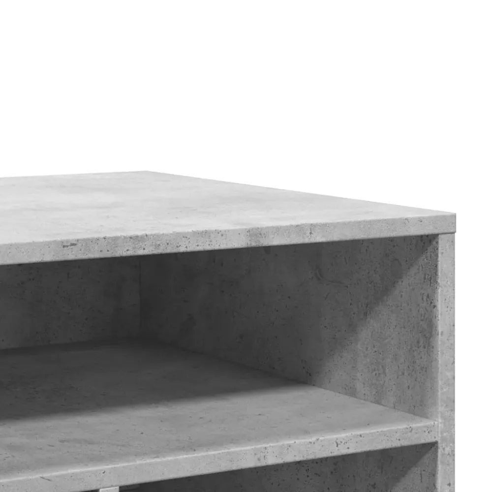 Support d'imprimante table meuble bureau avec roulettes 60 x 50 x 67 cm gris 02_0044764