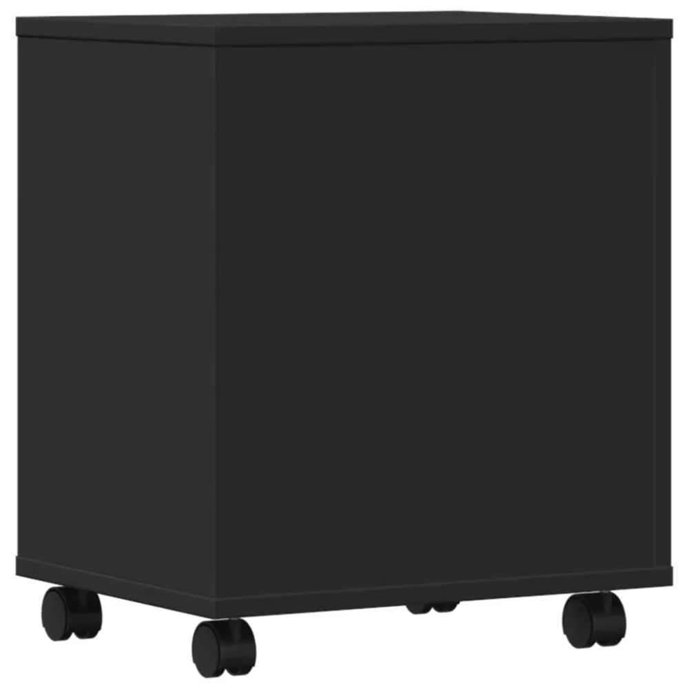 Support d'imprimante table meuble bureau avec roulettes 41 x 32 x 48 cm noir 02_0044750